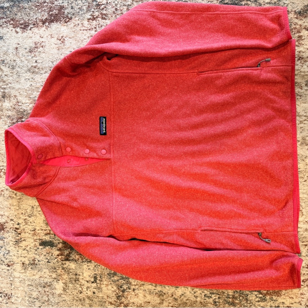 Patagonia Women's Zip-Up Sweater in Vibrant Pink